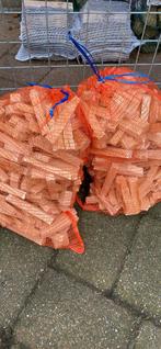 Aanmaakhout €3,50 en haardhout €8, per netzak, Tuin en Terras, Haardhout, Minder dan 3 m³, Ophalen, Eikenhout, Blokken