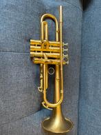 Hub Van Laar Quartertone Oiram gold plated, Muziek en Instrumenten, Blaasinstrumenten | Trompetten, Ophalen of Verzenden, Bes-trompet