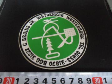 stickers Westerbork G. Bruins Jr. Rietdekker  beschikbaar voor biedingen
