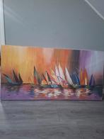 Schilderij Zeilboten op Canvas, Ophalen