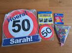 Compleet Sarah 50 jaar versiering pakket., Ophalen of Verzenden, Zo goed als nieuw, Versiering, Abraham of Sarah