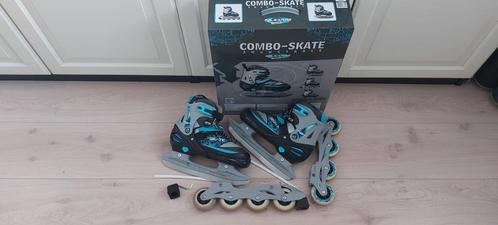 Inline skates / schaatsen verstelbaar Nijdam junior 38-42, Sport en Fitness, Skeelers, Gebruikt, Inline skates 4 wielen, Overige merken