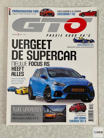 GTO Magazine 2016 #2 Ford Focus RS McLaren 570S BMW Porsche beschikbaar voor biedingen