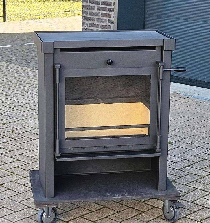 Houtkachel Janus 12, Huis en Inrichting, Kachels, Zo goed als nieuw, Vrijstaand, Houtkachel, Hout, Ophalen of Verzenden