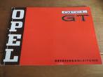Instructieboek Opel GT, Opel GT Junior 1973, duitse tekst, Ophalen of Verzenden