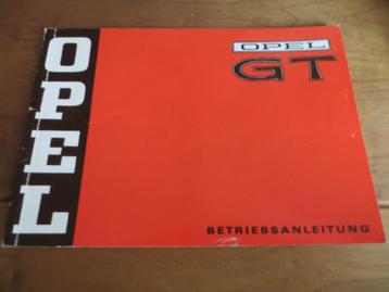 Instructieboek Opel GT, Opel GT Junior 1973, duitse tekst