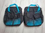 2 Dunlop fietstassen, Fietstassen zwart  / blauw, Fietstas, Fietsen en Brommers, Fietsaccessoires | Fietstassen, Ophalen of Verzenden