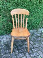Stevige houten stoel (missend klosje in de leuning), Ophalen, Gebruikt, Bruin, Eén