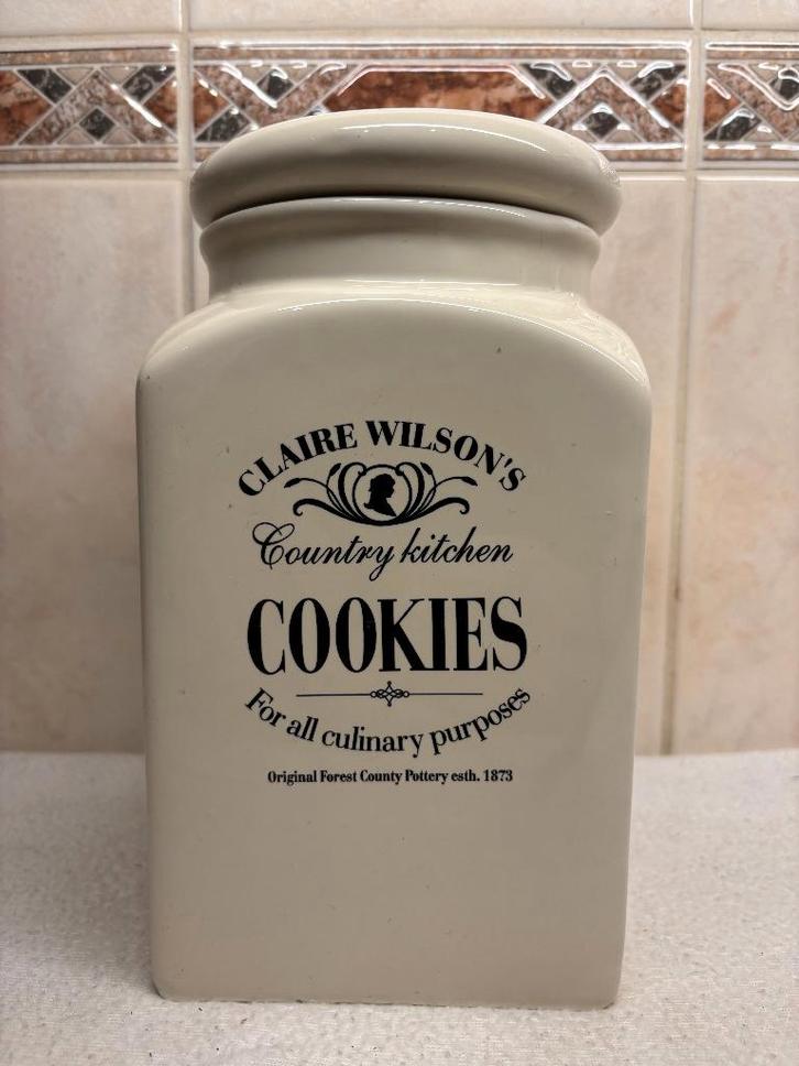 Cookies Pot Claire Wilson's, Antiek en Kunst, Curiosa en Brocante, Ophalen of Verzenden
