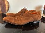 Santoni schoenen bruin suede maat 10,5 is 45, Kleding | Heren, Schoenen, Verzenden, Gedragen, Bruin, Santoni