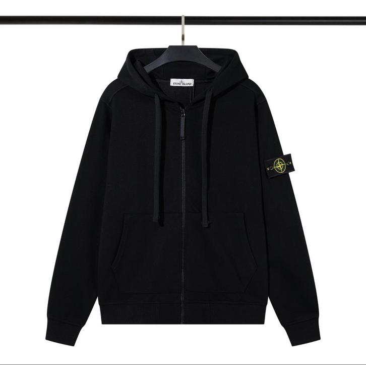 Stone Island Hoodie Zwart - XL - Nieuw, Kleding | Heren, Truien en Vesten, Nieuw, Zwart, Ophalen of Verzenden