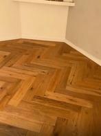 Eiken houten visgraat kant en klaar €26,50 per m2 incl btw, Doe-het-zelf en Verbouw, Vloerdelen en Plavuizen, Zo goed als nieuw