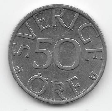Zweden 50 öre 1982 KM# 855 beschikbaar voor biedingen
