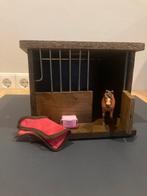 Zelfgemaakt houten stal voor schleich, Ophalen, Nieuw