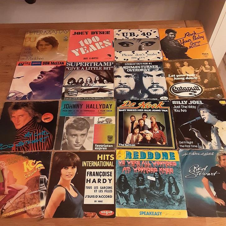 Jaren 70 singles, Cd's en Dvd's, Vinyl Singles, Gebruikt, Pop, Ophalen of Verzenden