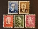 nederland nvph 641 - 645, Verzenden, Na 1940, Gestempeld