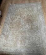 Vloerkleed groen beige vintage 160x230, Ophalen of Verzenden, Zo goed als nieuw