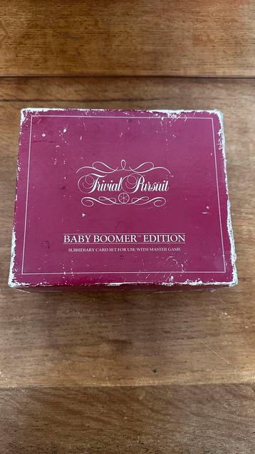 Trivial Pursuit Baby Boomer Editie Engels beschikbaar voor biedingen