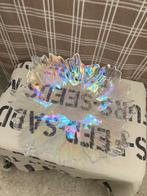 Glazen schaal halo bladvorm, Huis en Inrichting, Woonaccessoires | Schalen en Manden, Ophalen, Schaal, Overige vormen, Glas