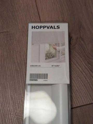 IKEA Hoppvals - Plisségordijn, dubbel, wit, 120x155 cm