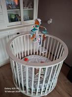 Witte box - Rond en Verstelbaar, Kinderen en Baby's, Boxen, Ophalen, Gebruikt, Rond, In hoogte verstelbaar