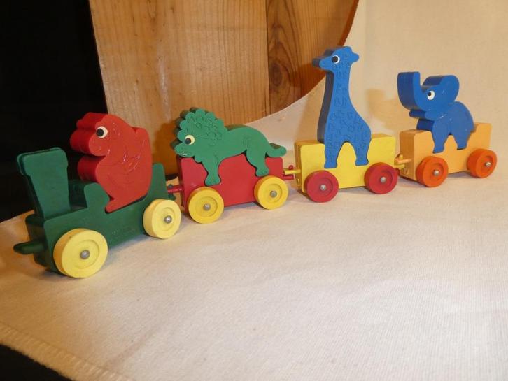 Vintage Spindler West Germany losse dieren + dierentreintje, Antiek en Kunst, Antiek | Speelgoed, Ophalen of Verzenden