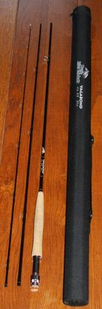 Traun River Vagabond 3-delig 2.70m AFTMA 6 Incl Koker ZGAN, Ophalen of Verzenden, Zo goed als nieuw, Werphengel