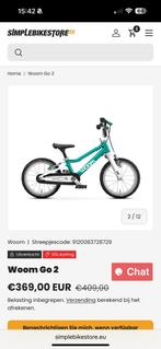 Woom 2 nieuw met 2 jaar garantie, Fietsen en Brommers, Fietsen | Kinderfietsjes, Ophalen of Verzenden, Nieuw, Minder dan 16 inch
