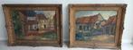 2 oude schilderijen Adrianus Sibens 1906-1964, Ophalen of Verzenden