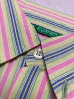 Mooie gestreepte blouse van Benetton , maatje 128, Ophalen, Gebruikt, Overhemd of Blouse, Jongen