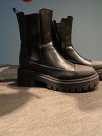 Fijne stoere zwarte laarzen maat 38, Ophalen of Verzenden, Zo goed als nieuw, Zwart, Hoge laarzen