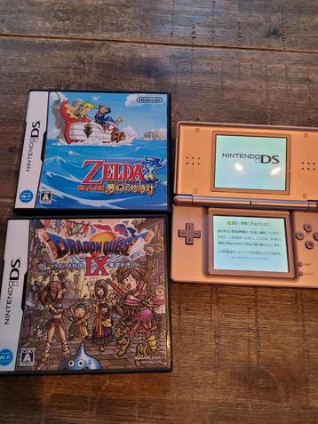 Japanse DS Lite met Zelda en Dragon Quest beschikbaar voor biedingen