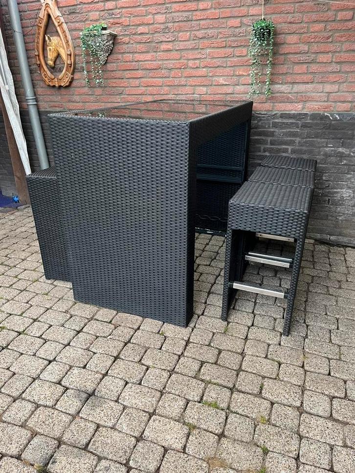 Tuin bar set, Tuin en Terras, Tuinmeubel-accessoires, Zo goed als nieuw, Ophalen of Verzenden