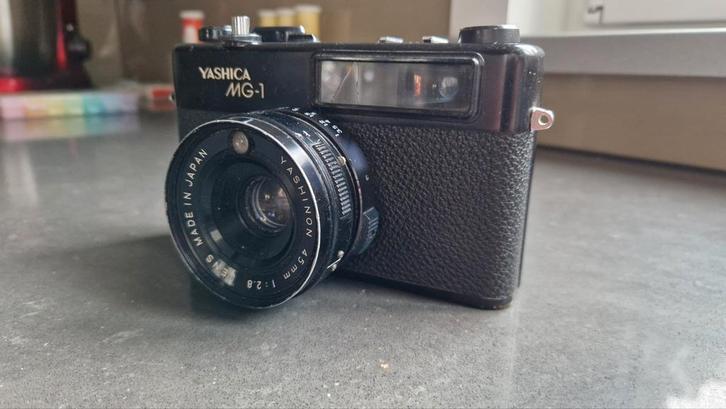 Yashica MG-1, Audio, Tv en Foto, Fotocamera's Analoog, Gebruikt, Compact, Overige Merken, Ophalen of Verzenden