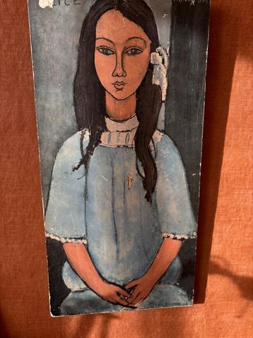 Modigliani op hout beschikbaar voor biedingen