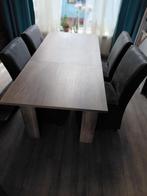 Complete set, Huis en Inrichting, Complete eetkamers, Ophalen of Verzenden, Gebruikt, 4 tot 6 stoelen