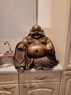 Grote bronzen geluks boeddha 30kg, Antiek en Kunst, Brons, Ophalen