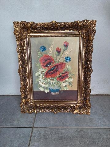 Stilleven Schilderij met Lijst - 41x52 cm beschikbaar voor biedingen