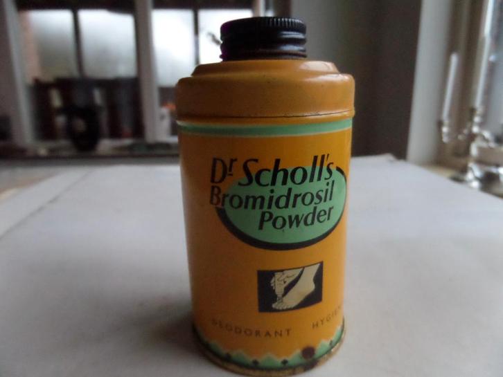 poeder blikje., Verzamelen, Blikken, Gebruikt, Koek(jes), Ophalen of Verzenden