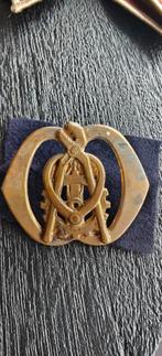 Baretembleem TD..oogjes direct, Ophalen of Verzenden, Landmacht, Nederland, Embleem of Badge