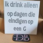 Tegeltjes met teksten, Ophalen of Verzenden, Zo goed als nieuw