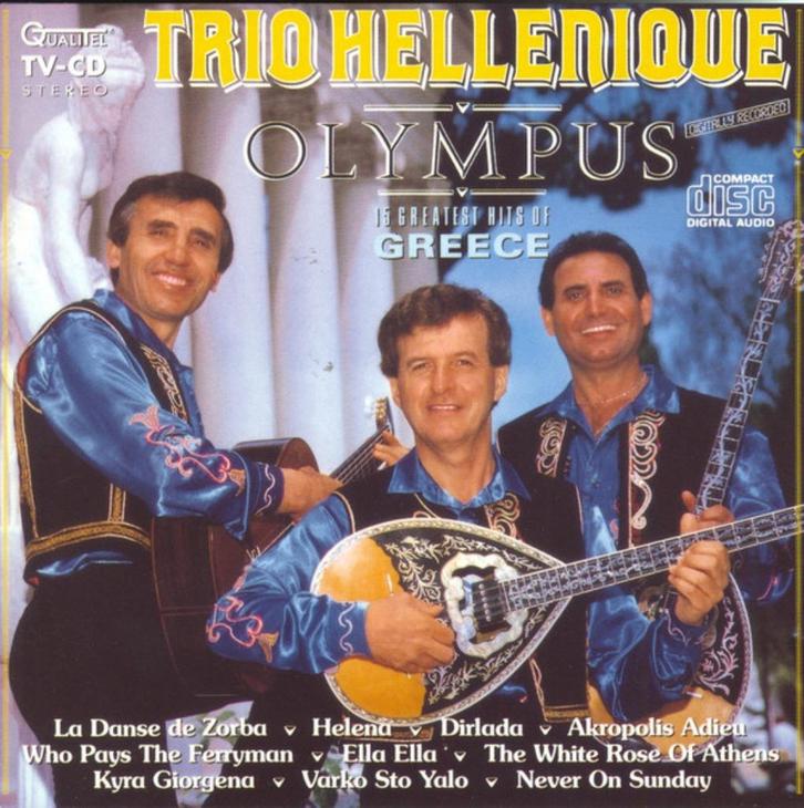 Trio Hellenique – Olympus - 15 Greatest Hits Of Greece, Cd's en Dvd's, Cd's | Pop, Zo goed als nieuw, 1960 tot 1980, Ophalen of Verzenden
