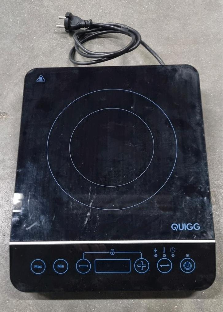 Quigg Inductie Kookplaat - Zo goed als nieuw!, Witgoed en Apparatuur, Kookplaten, Zo goed als nieuw, Vrijstaand, Inductie, 3 kookzones of minder