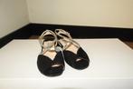 Prada sandalen hak met stenen bekleed zwart zilver 37.5, Prada, Verzenden, Zwart, Sandalen of Muiltjes