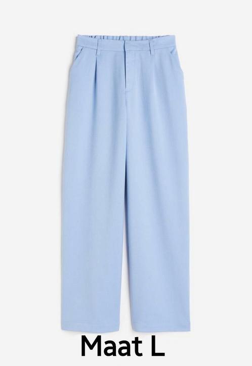 Nieuw H&M Broek maat XL, Kleding | Dames, Broeken en Pantalons, Nieuw, Maat 46/48 (XL) of groter, Blauw, Lang, Ophalen of Verzenden