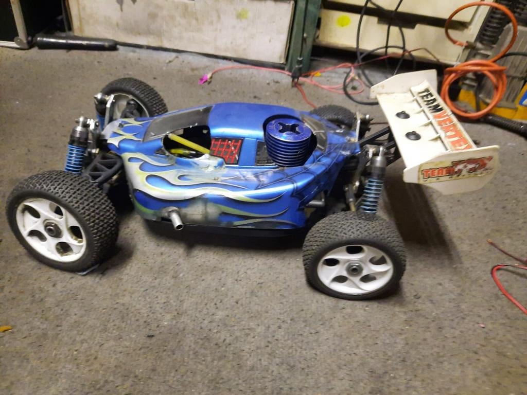 Nitro Buggy 3.5cc - Offroad Plezier!, Gebruikt, Auto offroad, Ophalen of Verzenden, Schaal 1:10