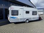 TEC Travel King 470 TE 2 Aparte bedden 205cm kompakt 1300KG, Caravans en Kamperen, Caravans, 2 aparte bedden, T.E.C., Bedrijf