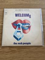 Welcome the rock people - 40 great artists (3LP), Ophalen of Verzenden, 1960 tot 1980, Gebruikt, 12 inch
