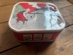 Kuifje blik koektrommel vintage tintin, Ophalen of Verzenden, Gebruikt, Overige
