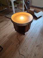 Vintage Rook Tafeltje met Lamp, Ophalen of Verzenden, Gebruikt